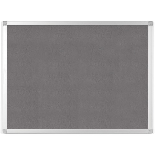 Bi-silque Ayda Fabric 24"W Bulletin Board