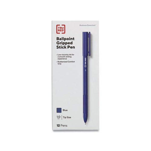 Gripped Stick Ballpoint Pen
