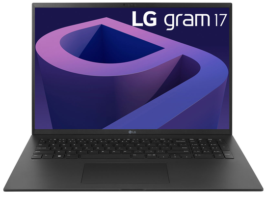 LG gram 17" Obsidian Black Laptop Intel i7-1260P 32GB RAM 2TB SSD, Intel Xe Graphics