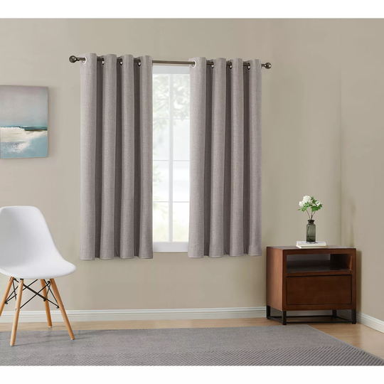 Total Blackout Window Panel Pairs-Mocha 52x63