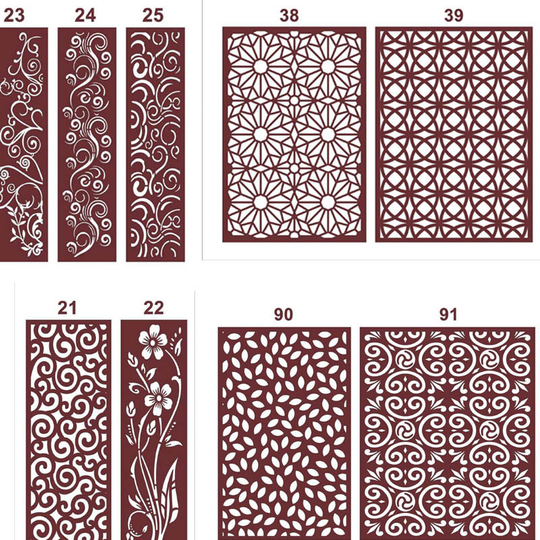 2000 DXF EPS format Simple Vector Drawing CNC Laser Cutting Engraving Door Windo