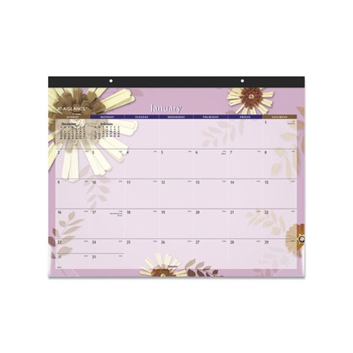 Paper Flowers Desk Pad