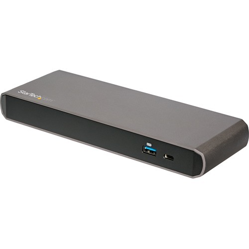 StarTech.com Thunderbolt 3 Docking Station - Compatible with Windows / macOS Supports Dual 4K HD Displays - 85W Power Delivery - Power and Charge Lapt