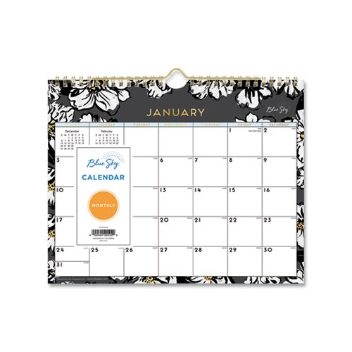 Baccara Dark Wall Calendar
