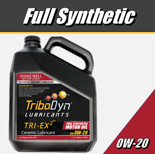 TriboDyn TRI-EX2 0W - 20 Full Synthetic Ceramic Motor Oil