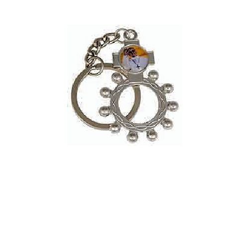 Pope Francis Rosary Ring Key Chain Package of 2 [Office Product]