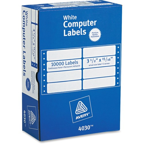 Avery® Mailing Labels for Pin Fed Printers
