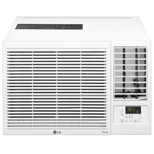 LG 12,000 BTU White Smart Wi-Fi Enabled Window Air Conditioner, Cooling & Heating