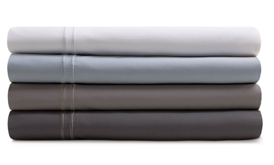 Malouf Woven Smoke Queen Supima Premium Cotton Sheet Set
