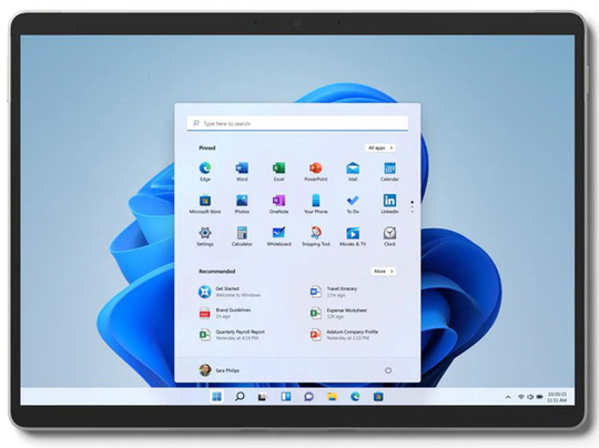Microsoft Surface Pro 8 Platinum 13" Tablet Computer Intel i5-1135G7 8GB RAM 128GB SSD With Keyboard