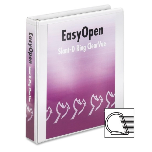 Cardinal EasyOpen Clearvue Slant D-Ring Binders