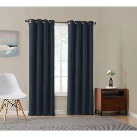 Total Blackout Window Panel Pairs-Indigo 52x84