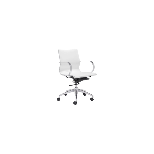 Vibe Lo-Back Office Chair, White