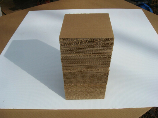 10 x 10 corrugated cardboard Pads (100)