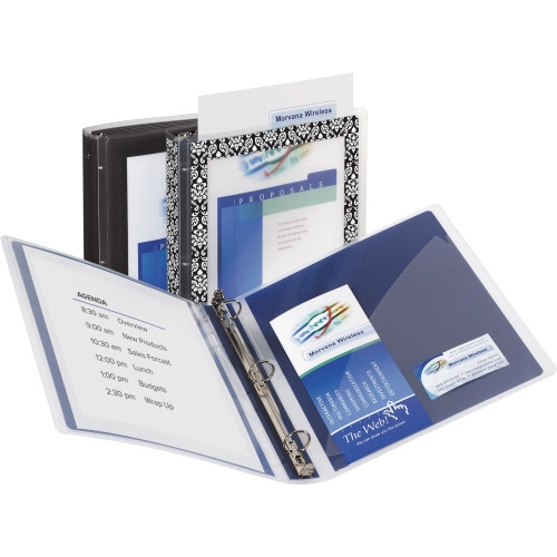 Avery Flexi-View 3 Ring Binders, 1.5