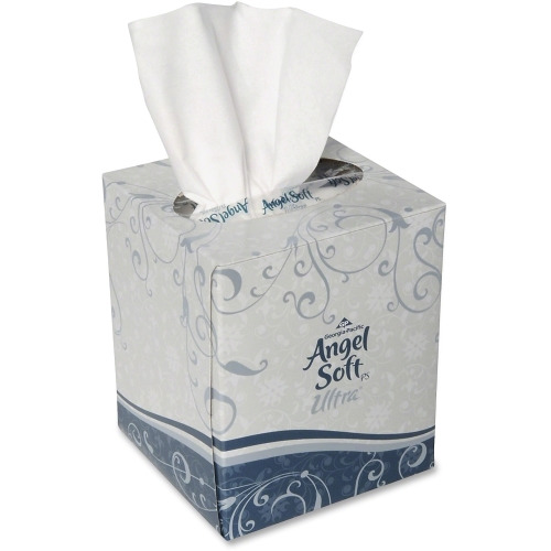 Angel Soft Ultra Professional Series Premium Facial Tissue in Cube Box