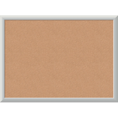 U Brands U Brands Cork Bulletin Board, 24 x 18 inches, Natural Cork Surface, Birch MDF Frame
