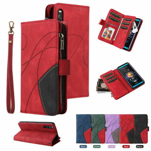 For Sony Xperia 5 III 1/10 III Flip wallet Leather Magnetic back Case Cover