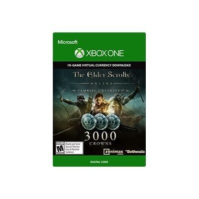 Download Xbox The Elder Scrolls Online Tamriel Unlimited Edition 3000 Crowns Xbox One Digital Code