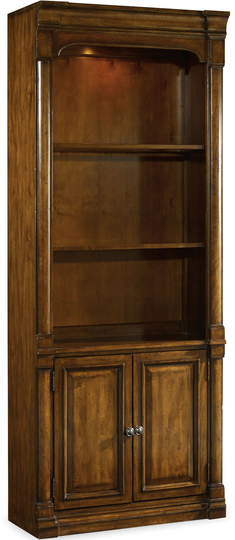Hooker Furniture Home Office Warm Chestnut Tynecastle Bunching Bookcase