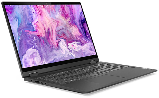 Lenovo IdeaPad Flex 5 15" Graphite Grey 2-In-1 Laptop Intel i7-1165G7 8GB RAM 512GB SSD, Intel Iris Xe Graphics