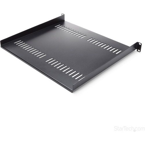 StarTech.com Vented 1U Rack Shelf - 16in Deep - 1U Rack Mount Shelf