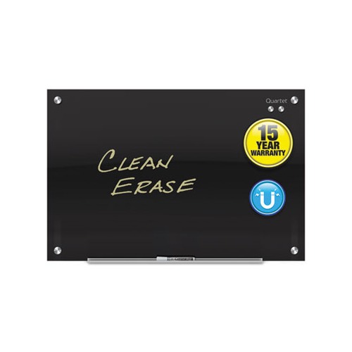 Infinity Black Glass Magnetic Marker Board