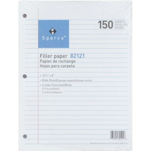 Sparco Standard White 3HP Filler Paper