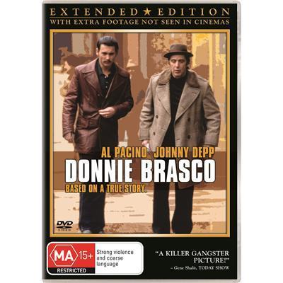Donnie Brasco DVD | Extended Edition | Al Pacino, Johnny Depp | Region 4