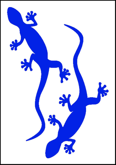 Gecko Lizard Decal Sticker Self Adhesive Vinyl Window Car Bike Bumper X1A5 Sheet