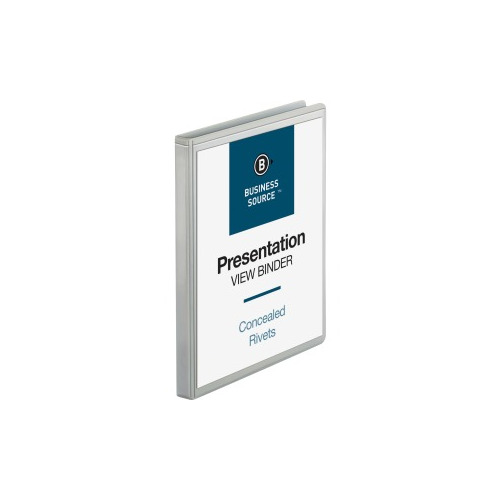 Business Source Standard View Round Ring Binders