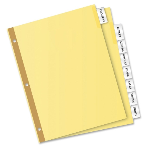Avery Big Tab(TM) Insertable Dividers, 8 Clear Tabs, 24 Set Value Pack (11115)