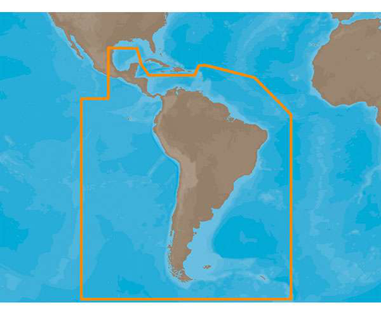 C-MAP MAX SA-M500 - Costa Rica-Chile-Falklands - C-Card