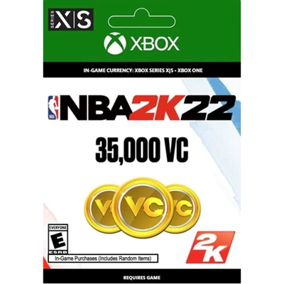 Download Xbox NBA 2K22 35000 VC Xbox One Digital Code