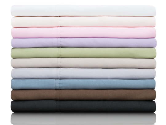 Malouf Woven Ivory King Brushed Microfiber Sheet Set
