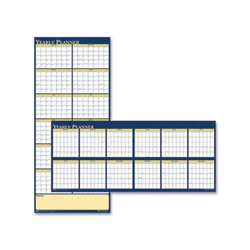 Recycled Reversible Yearly Wall Planner