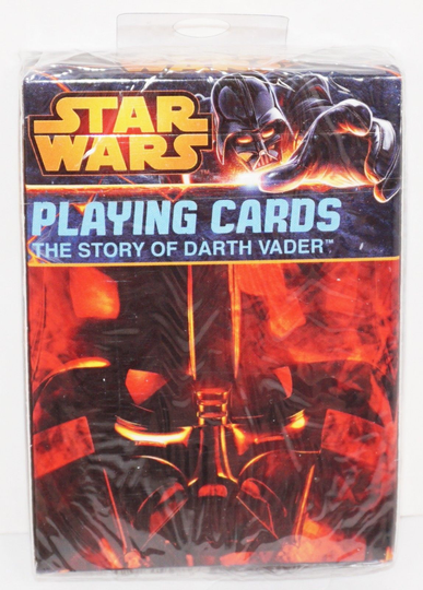 THE STORY OF DARTH VADER DISNEY STAR WARS VILLAIN PLAYING CARDS CARTAMUNDI 2014
