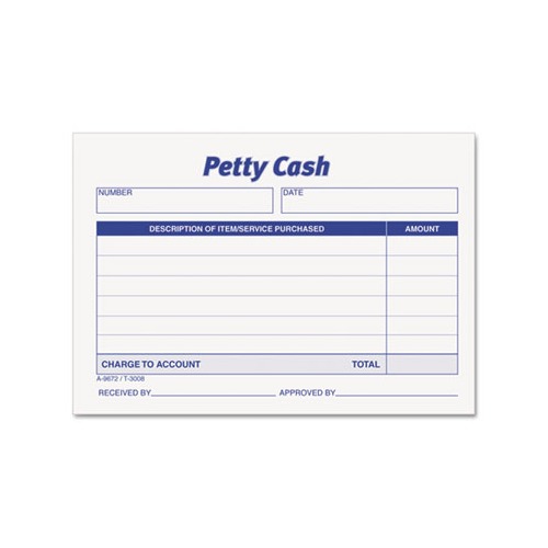 Received of Petty Cash Slips