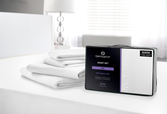 Bedgear White Microfiber Twin-XL Bed Sheets