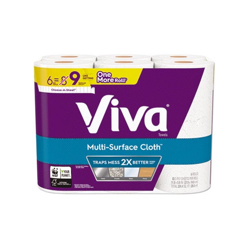 Multi-Surface Cloth Choose-A-Sheet Paper Towels 1-Ply