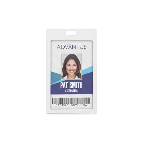 Advantus Vertical Rigid ID Badge Holder