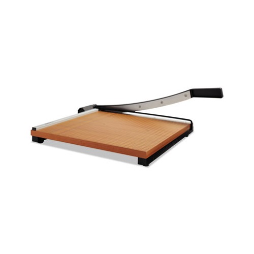 Square Commercial Grade Wood Base Guillotine Trimmer
