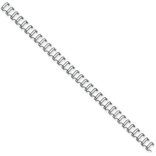 Fellowes Wire Binding Combs, 1/4" , 35 Sheets, Black