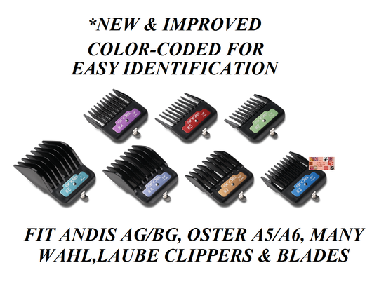 ANDIS Animal Pet METAL CLIP On BLADE GUIDE ATTACHMENT COMB Fit PULSE ZR,AG,AGC