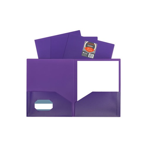Two-Pocket Heavyweight Poly Portfolio Folder
