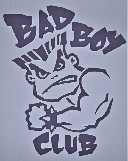 Bad Boy Club Die-Cut Vinyl Indoor Outdoor Car Truck Window Decal-24 Colors
