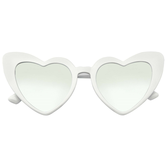 Sonnenbrille Gespiegelt Herz Cat Eye Damen Übergröße Herz Form W/ Schutzhülle