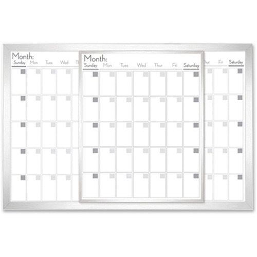 Lorell Magnetic Dry-Erase Calendar Board