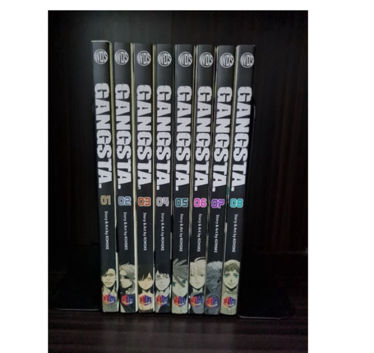 Gangsta Manga Anime Volume 1-8 English Comic Book by Koshke - Free Shipping DHL