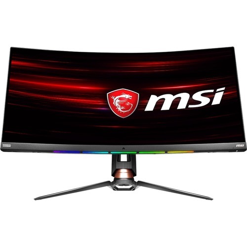 MSI Optix MPG341CQR 34" UW-QHD Curved Screen LED Gaming LCD Monitor - 21:9 - Gray
